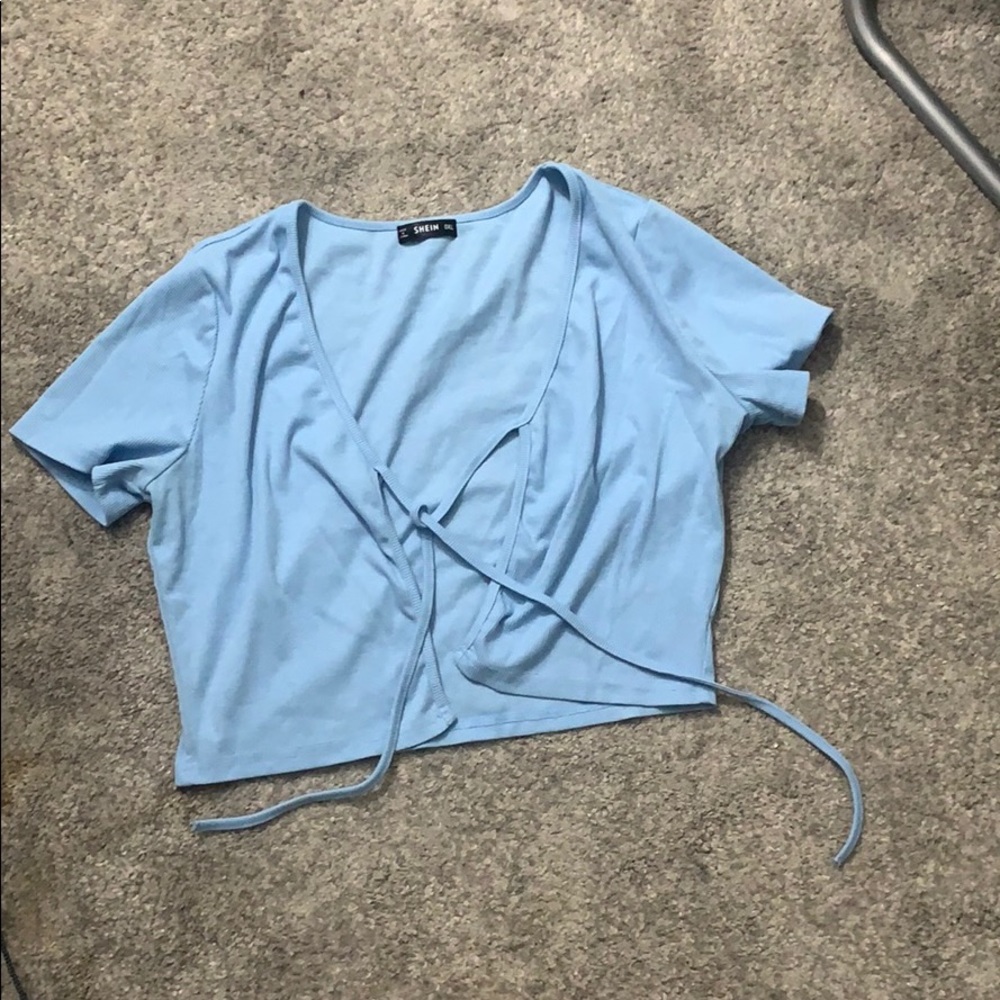 Blue SHEIN shirt